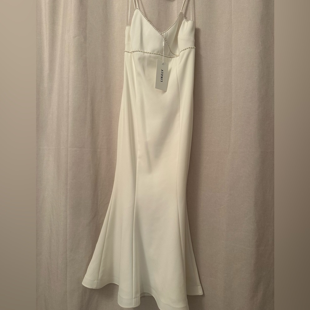 LIKELY Meritt Dress in White